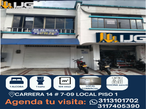 carrera 14 7 09 local piso 1